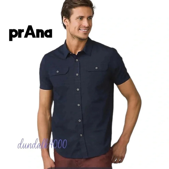 NWT MENSWEAR PRANA CAYMAN SHIRT XS - Picture 1 of 9